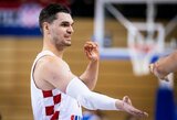 Suklupę Brazilijos krepšininkai nesustabdė M.Hezonjos
