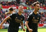 „Brentford“ sutriuškinęs „Arsenal“ sugrįžo į „Premier“ lygos turnyrinės lentelės viršūnę