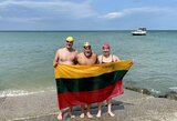 Istorinis įvykis: lietuviams pirmą kartą estafete pavyko įveikti Lamanšo sąsiaurį