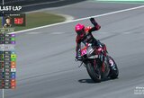 Neįtikėtina A.Espargaro klaida „MotoGP“ lenktynėse: pasimetęs ispanas sumaišė ratų skaičių ir prarado antrą vietą