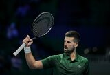 Pirmą kartą karjeroje neparankų varžovą įveikęs Djokovičius pateikė atsaką Italijos teniso federacijos prezidentui