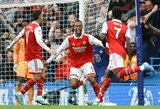 Emocingas Londono derbis baigėsi „Arsenal" pergale minimaliu rezultatu prieš „Chelsea"