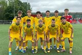 Vaikinų U16 rinktinė kontrolinėse rungtynėse pralaimėjo moldavams