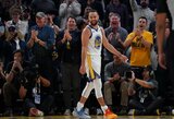 Stephenas Curry praleis artimiausias „Warriors“ rungtynes