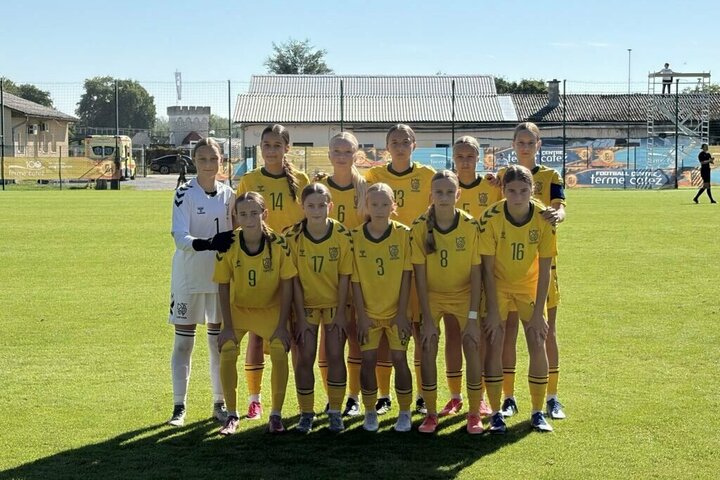 Lietuvos WU-15 futbolo rinktinė nugalėjo Bosnijos ir Hercegovinos atstoves