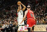 „Bucks“ nepaliko vilčių „Bulls“ krepšininkams