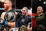 „UFC 300“ pristatymas ir prognozės: įspūdingiausias metų turnyras su trimis titulinėmis kovomis