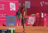 F.Fognini du kartus iš eilės peržengė liniją ir absurdišku būdu pasitraukė iš ATP 250 turnyro