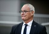 „Leicester City“ stebukladarys C.Ranieri sugrįžo į Anglijos „Premier“ lygą