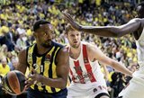 „Fenerbahče“ dramatiškoje kovoje išplėšė penktąsias rungtynes