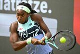 18-metė C.Gauff ketvirtfinalyje eliminavo K.Pliškovą ir atsidūrė per vieną pergalę nuo WTA reitingo dešimtuko