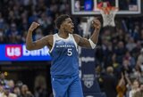 Teisėjus kritikavusiam „Timberwolves“ lyderiui – NBA bauda