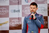 Pirmosios „Rokiškio Grand Rally“ dienos lyderiai – Vaidotas Žala ir Ugnius Vainevičius