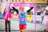 Rožinio kaspino paramos bėgime – olimpiečio pergalė