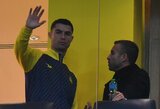 C.Ronaldo iš tribūnų stebėjo „Al-Nassr“ pergalę prieš „Al Taee“