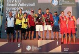 Lietuvos paplūdimio tinklininkai suspindėjo Madride – tapo Europos U22 vicečempionais