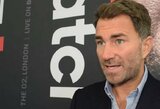Kokia dopingo testų prasmė? Po teigiamo C.Beno testo ir draudimo vykdyti kovą Didžiojoje Britanijoje, E.Hearnas ją nori perkelti į Liuksemburgą