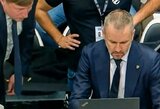 Po Masiulio užpildyto protesto – teisėjų asociacijos kreipimasis į Eurolygą