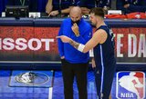 „Mavericks“ ateinančias rungtynes pasitinka be trenerio ir lyderio