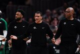 NBA nubaudė teisėjus užsipuolusį „Celtics“ trenerį