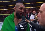 „UFC 319“ algos: Chamzatui Čimajevui – didžiausias gyvenimo uždarbis