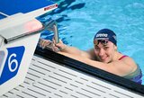 Įspūdingai karjeros rekordą pagerinusi Plytnykaitė: „Vos įšokau į baseiną, iškart pajaučiau, kad galiu bandyti patekti į pusfinalį“
