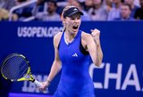 „US Open“: C.Wozniacki pamokė liūdnai pagarsėjusią rusę, M.Sakkari pajautė marihuanos kvapą