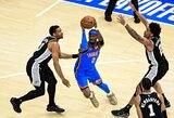 MVP lygį parodęs Shai atvedė „Thunder“ į pergalę Vakarų finale