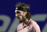 S.Tsitsipas suklupo pusfinalyje, R.Nadalis pratęsė istorinį sezono startą