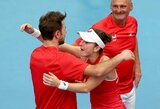 43 laipsnių pragare Sidnėjuje – Šveicarijos rinktinės bilietas į finalą ir balsą praradęs Wawrinka