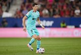 „Barcelona" 86-ąją minutę išplėšė pergalę prieš „Osasuna“ futbolininkus