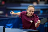 Europos jaunių stalo teniso čempionate L.Juchnaitė neatsilaikė prieš pajėgią rumunę