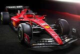 „Šio bolido greitis – beprecedentis“: „Ferrari“ pristatė naująjį savo kūrinį 2023 m. „Formulės 1“ sezonui