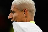Rungtynėse su „Everton“ susižeidęs Richarlisonas su ašaromis akyse paliko aikštę