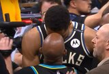 Haliburtonas apie tėčio konfliktą su Antetokounmpo: „Jam nereikėjo išeiti į aikštę“
