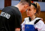 Europos jaunimo tekvondo čempionate G.Meištininkaitė pralaimėjo būsimai finalininkei