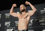 Oficialūs „UFC 327“ svėrimai: Prochazka ir Ulbergas be problemų pasiekė ribą, Padilla viršijo svorį