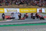 Kraupus incidentas: „MotoGP“ lyderio koją pervažiavo varžovas, F.Bagnaia išgabentas į ligoninę (papildyta)