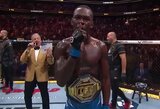 I.Adesanya prakalbo apie UFC premijas: „Infliacija didėjo, reikia pakelti ir premijas“