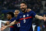 Prancūzijos rinktinė 93-ąją minutę išplėšė pergalę draugiškose rungtynėse prieš Dramblio Kaulo Krantą
