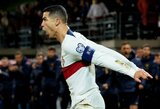 C.Ronaldo ir J.Cancelo įvarčiai padovanojo Portugalijai pergalę prieš Lichtenšteiną 