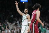 Pirmajame serijos mače „Celtics“ susidorojo su „Heat“ ekipa