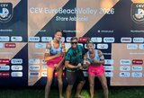 Paulikienė ir Raupelytė įveikė olimpinės prizininkės vedamą Šveicarijos duetą ir žengė į ketvirtfinalį