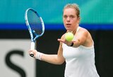2 dienas vykusiame mače Iveta Dapkutė neatsilaikė prieš Vimbldono jaunių čempionę