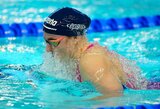 Meilutytė atsisakė plaukti finale, Plytnykaitė vėl pagerino Lietuvos rekordą