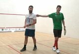Lietuvos skvošo rinktinė Europos čempionate įveikė Monaką