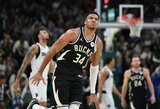 Ryškioje L.Dončičiaus ir G.Antetokounmpo akistatoje laimėjo „Bucks“ 