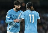 „Manchester City“ sumažino deficitą nuo „Premier“ lygos lyderių
