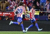 „Barcelona“ išvykoje nugalėjo „Atletico“, bet į kitą etapą žengė Madrido atstovai