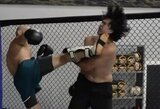UFC kovotojas pamokė internautą – viskas baigėsi spyriu į galvą